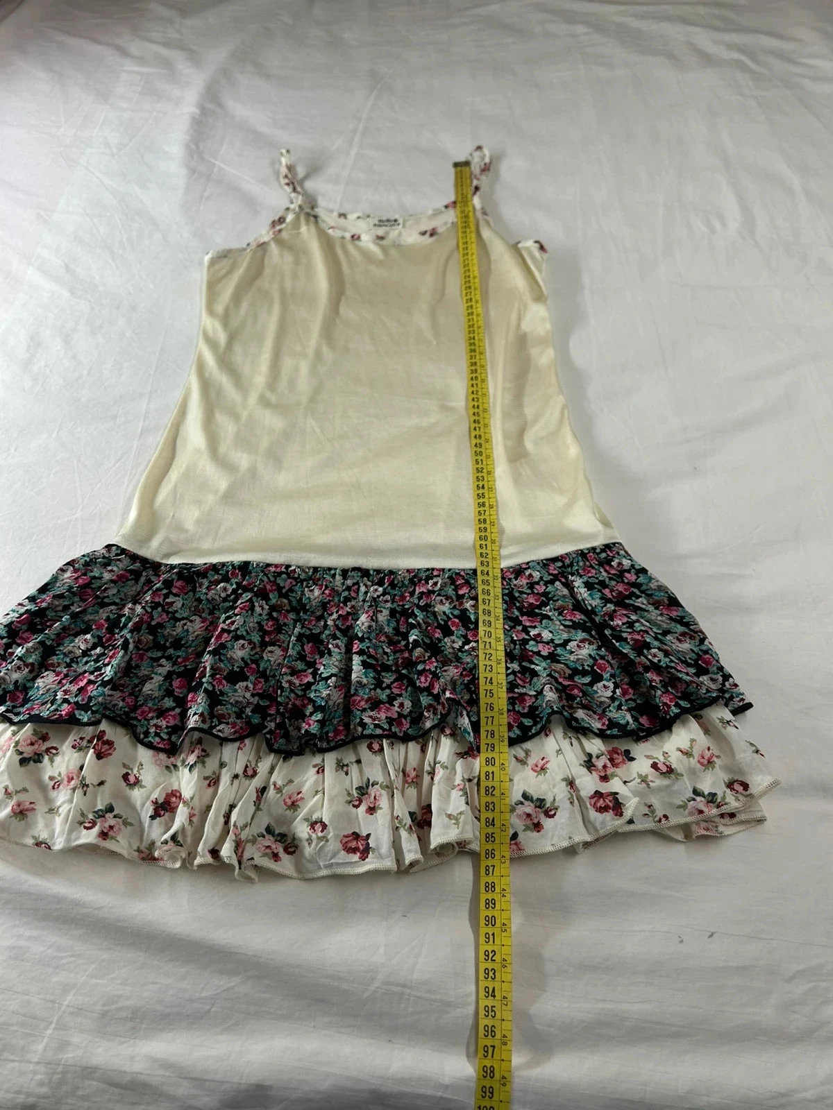 Vestido chique casual holly bracken vintage branco creme multicolor – photo 5